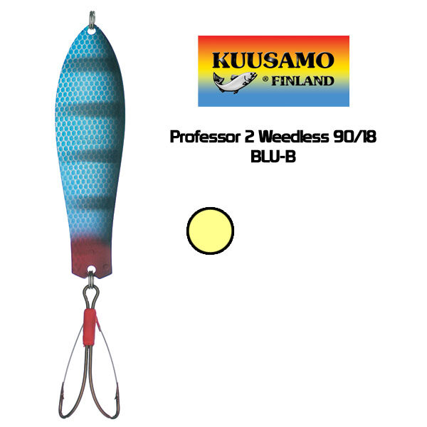 Kuusamo Professor 2 Weedless 90/18 BLU-B (90mm, 18g) 