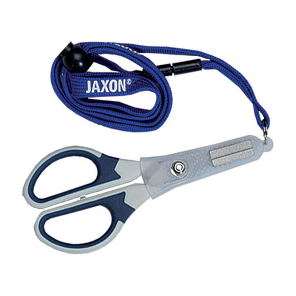 Ножницы рыболовные с точилкой для крючков Jaxon 14cm