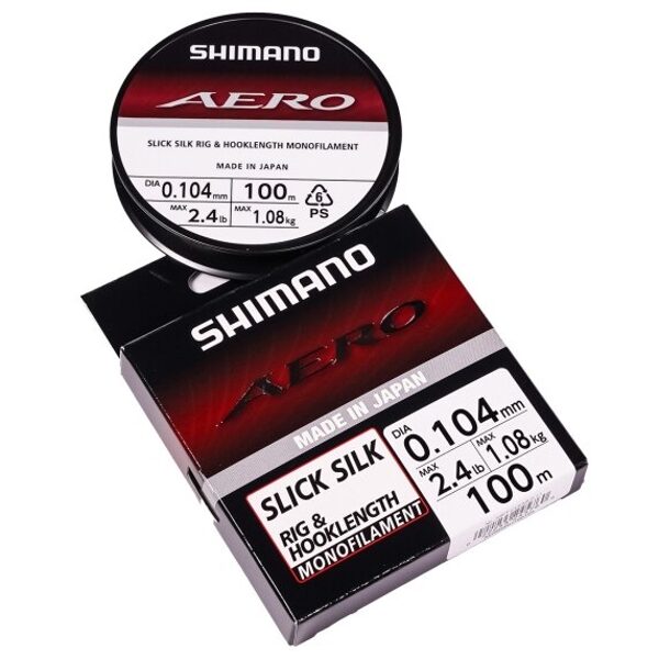 Shimano Hooklink Line Aero Slick Silk Rig 100m 0.076mm-0,24mm Clear