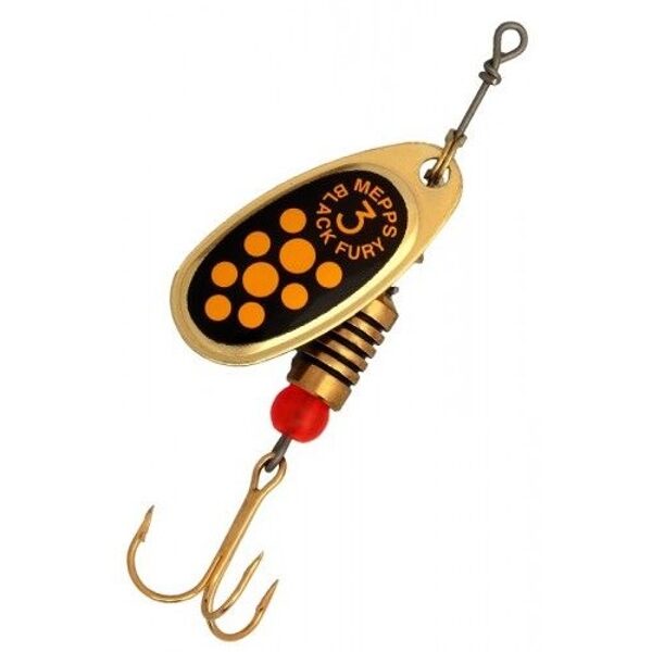 Spinner Mepps Black Fury 3 Gold/ Yellow Dot (6.5g)  