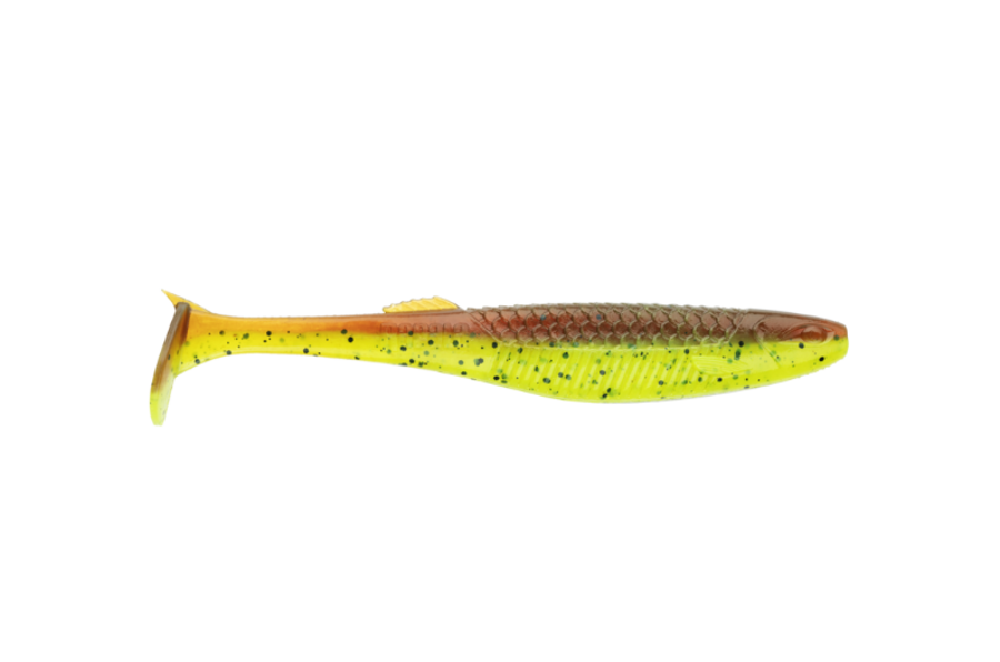 Rapala The Kickman 5 Motor Oil Chartreuse (12.5cm, 14g, 2pcs, Sinking) 