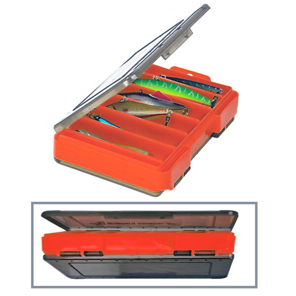 Double-sided box FFT-068 OR 14x10,5x3 cm 