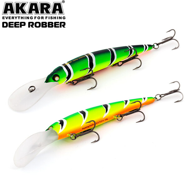 Vobleris Akara Deep Robber 120F #A107 (120mm, 19g, 4.5-7m, Floating)