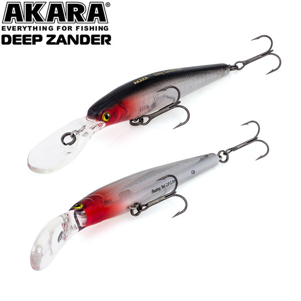 Akara Deep Zander 90 F #A48 (90mm, 12g, 2-3.5m, Floating) 