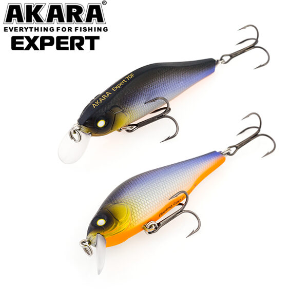 Vobleris Akara Expert 70F #A80 (70mm, 9g, 0-1.5m, Floating)