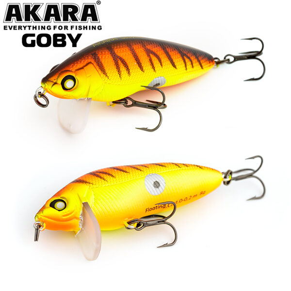 Vobleris Akara Goby 65F #A119 (65mm, 8g, 0-0.2m, Floating)