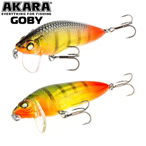 Vobleris Akara Goby 65F #A190 (65mm, 8g, 0-0.2m, Floating)