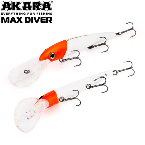 Воблер Akara Max Diver 120F #A1 (120mm, 21g, 4-7m, Floating) 