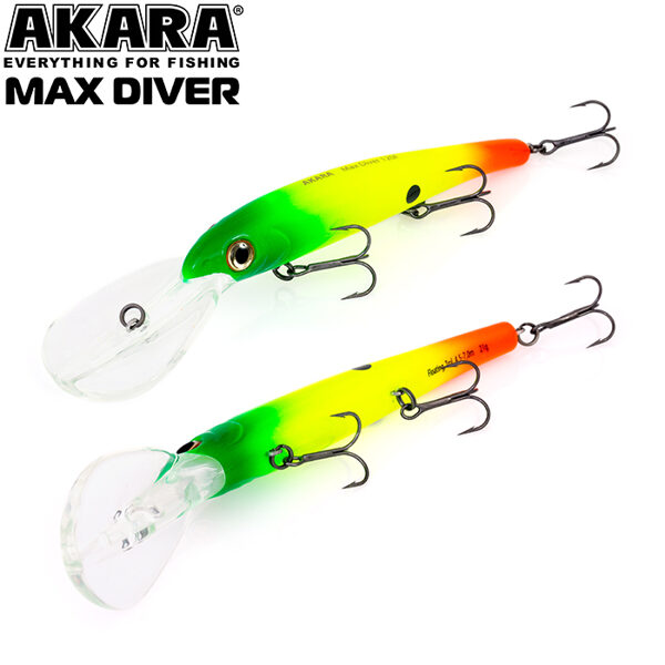 Vobleris Akara Max Diver 120F #A21 (120mm, 21g, 4-7m, Floating)