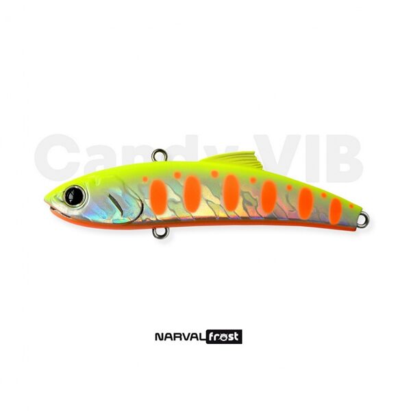 Māneklis Narval Frost Candy Vib 95mm 32g #006-Motley Fish 
