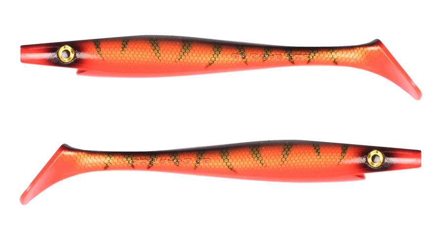 Gumijas zivtiņa Pig Shad Tournament SP172M #141 Red Tiger (18cm, 30g, 2gb.) 