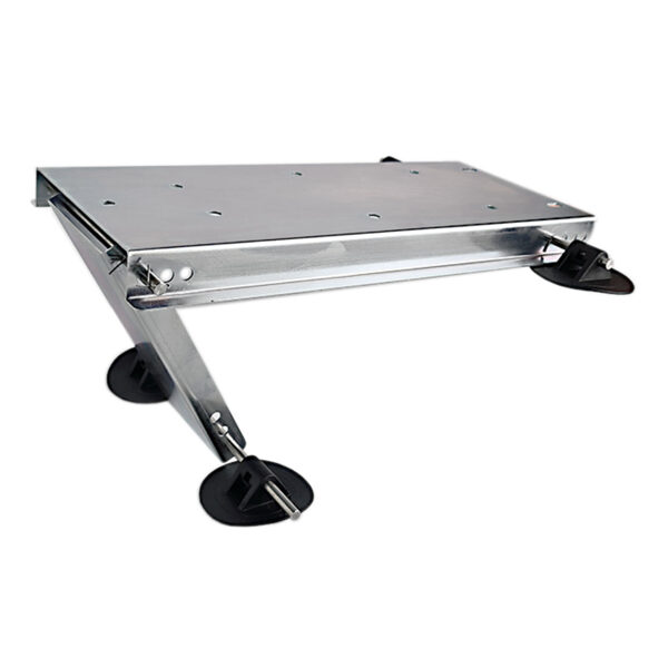 Platform for attaching an electric anchor winch to PVC boats 