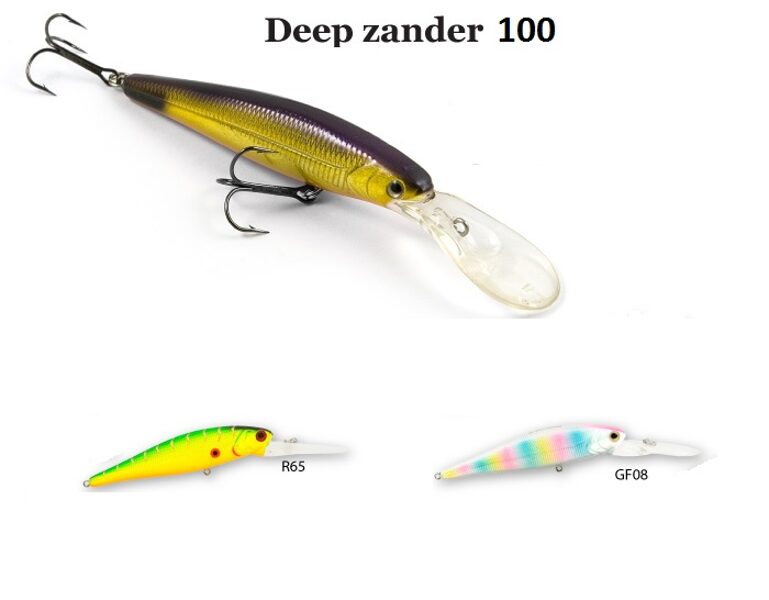 Raiden Deep Zander 100 F wobbler (100mm, 17.5g, 2.5-4.5m, Floating)