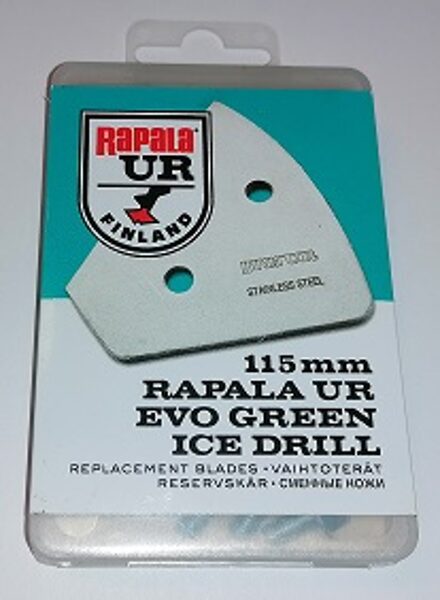 Replacement Blades For Rapala UR EVO Green Ice Drill 115mm