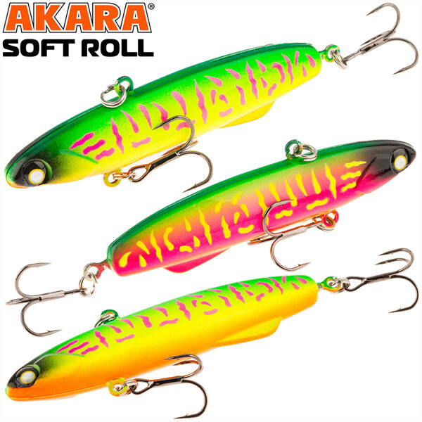 Akara Rattlin Soft Roll 70 #A207-161 (70mm, 17g, Sinking) 