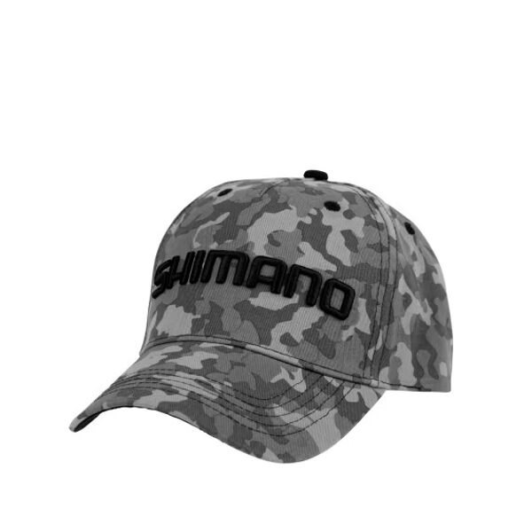 Cepure Shimano Wear Cap Grey Camo One Size 