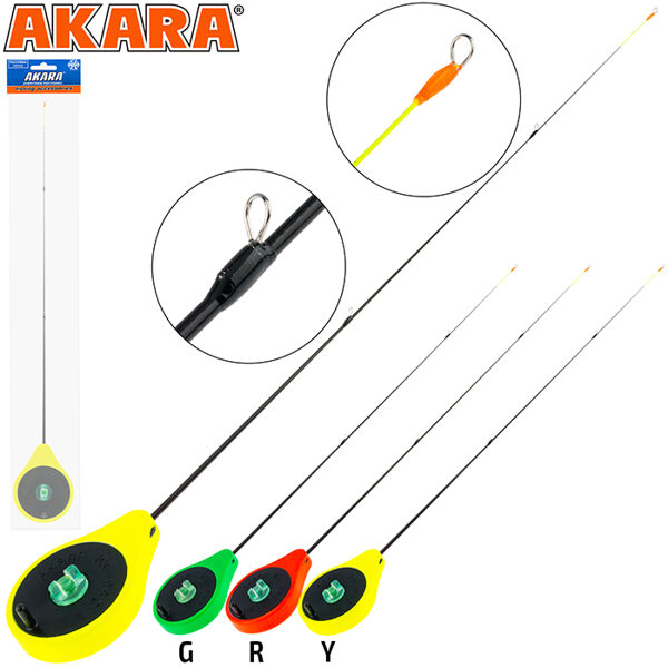 Akara Finezza UL "Bezmotilka" winter fishing rod (0.7-2.8g) 