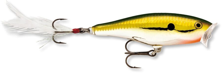 Poppers māneklis Rapala Skitter Pop SP-7 GCH (7cm, 7g, Topwater)   