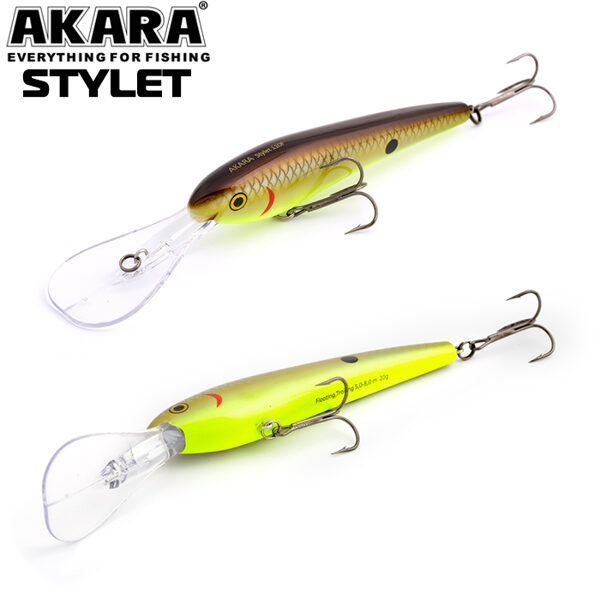 Vobleris Akara Stylet 90F #A64 (90mm, 16g, 3-6m, Floating)