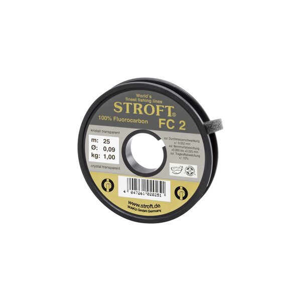 STROFT FC2 25m, 0.09-0.35mm fluorocarbon line 