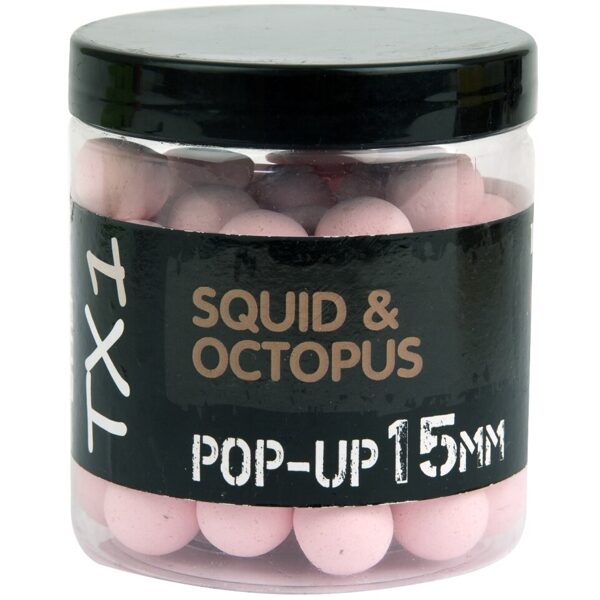 Boilas Shimano TX1 Pop-Up Squid-Octopus 15mm 100g Washed out Pink