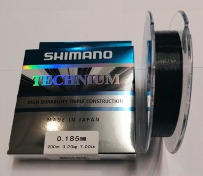 Aukla monofīlā Shimano Technium 200m 0.185mm