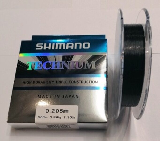 Aukla monofīlā Shimano Technium 200m 0.205mm