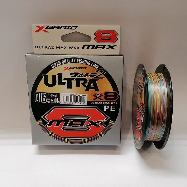 YGK X-BRAID ULTRA2 MAX WX8 200M #0.6, #0.8, #1.0 