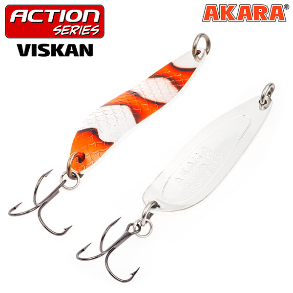 Блесна колеблющаяся Akara Action Series Viskan 80 #AB-97 (80мм /28г)